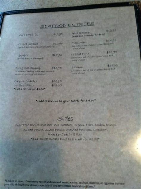 bonnie blue house menu